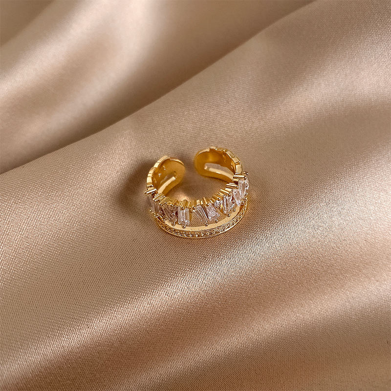 Gold Double Opening Ring