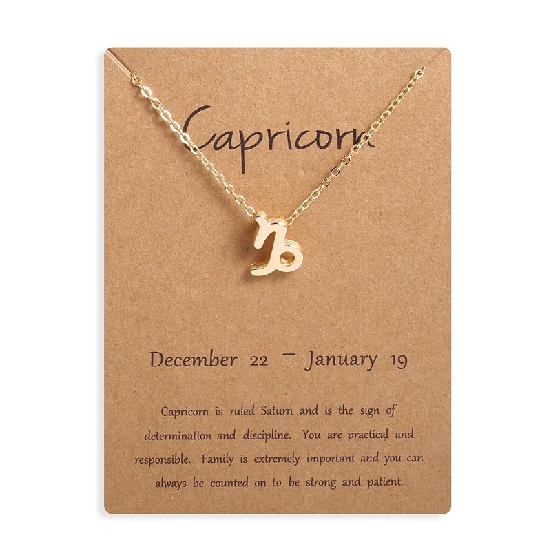 Women's Zodiac Sign Pendant Necklace Women's Zodiac Sign Pendant Necklace