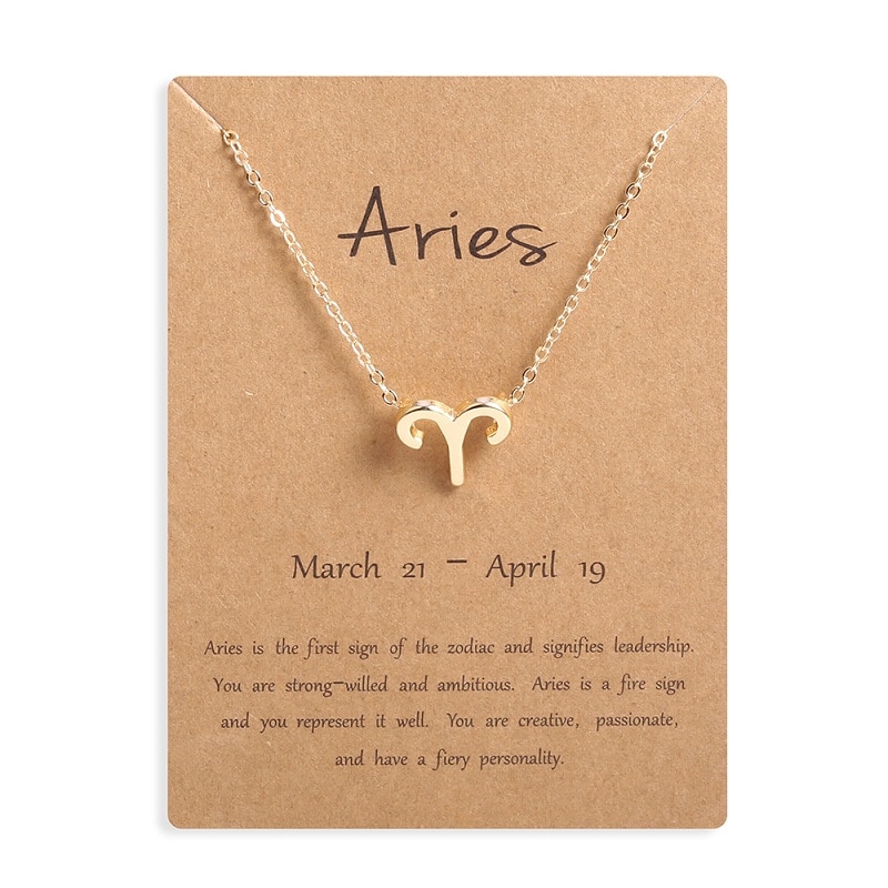 Women's Zodiac Sign Pendant Necklace Women's Zodiac Sign Pendant Necklace