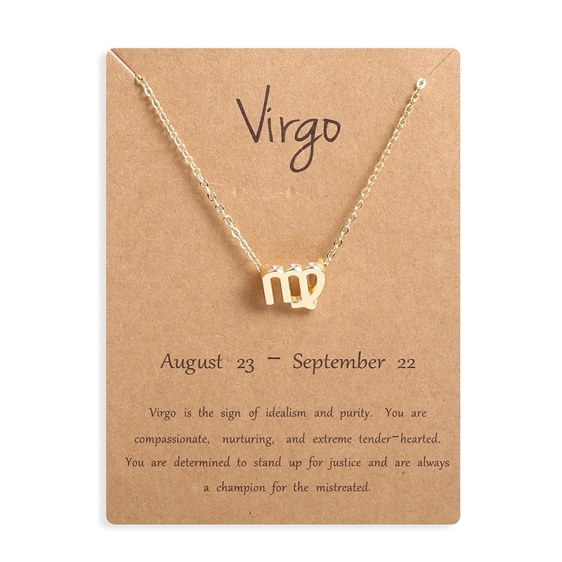 Women's Zodiac Sign Pendant Necklace Women's Zodiac Sign Pendant Necklace