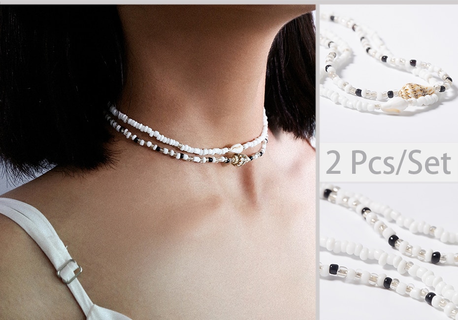 Women's Boho Style Beaded Choker