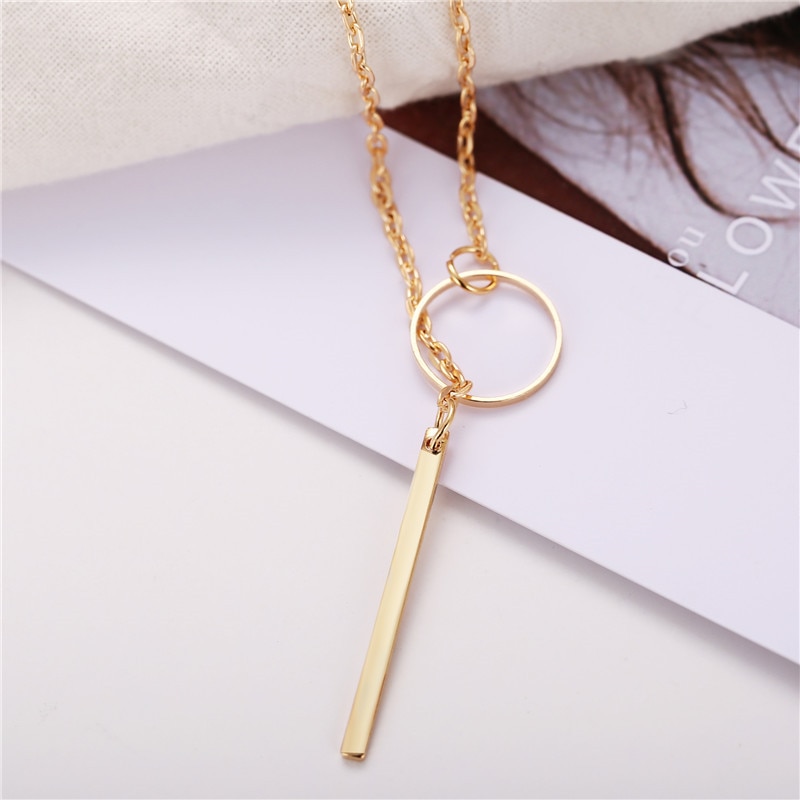 Geometric Shaped Pendant Necklace Geometric Shaped Pendant Necklace