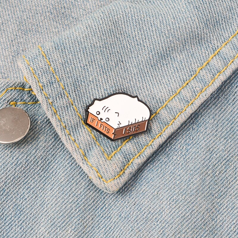Cat Themed Metal Pin Cat Themed Metal Pin