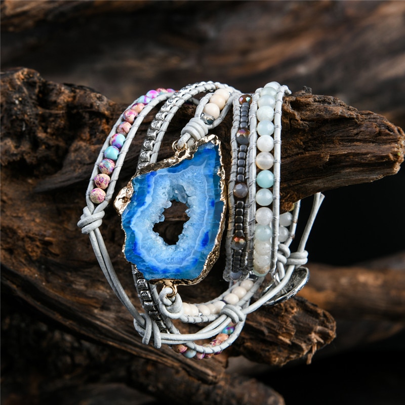 Boho Bracelet with Natural Stones for Women Boho Bracelet with Natural Stones for Women