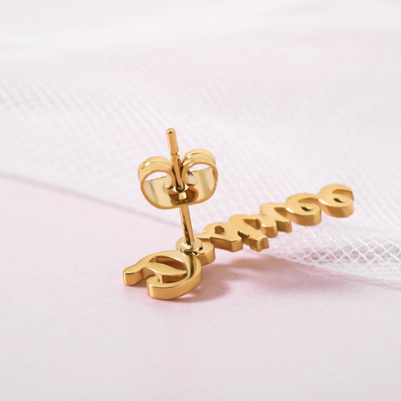 Personalized Name Earrings For Women