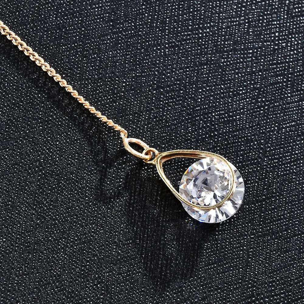 Women's Water Drop Chain Earrings