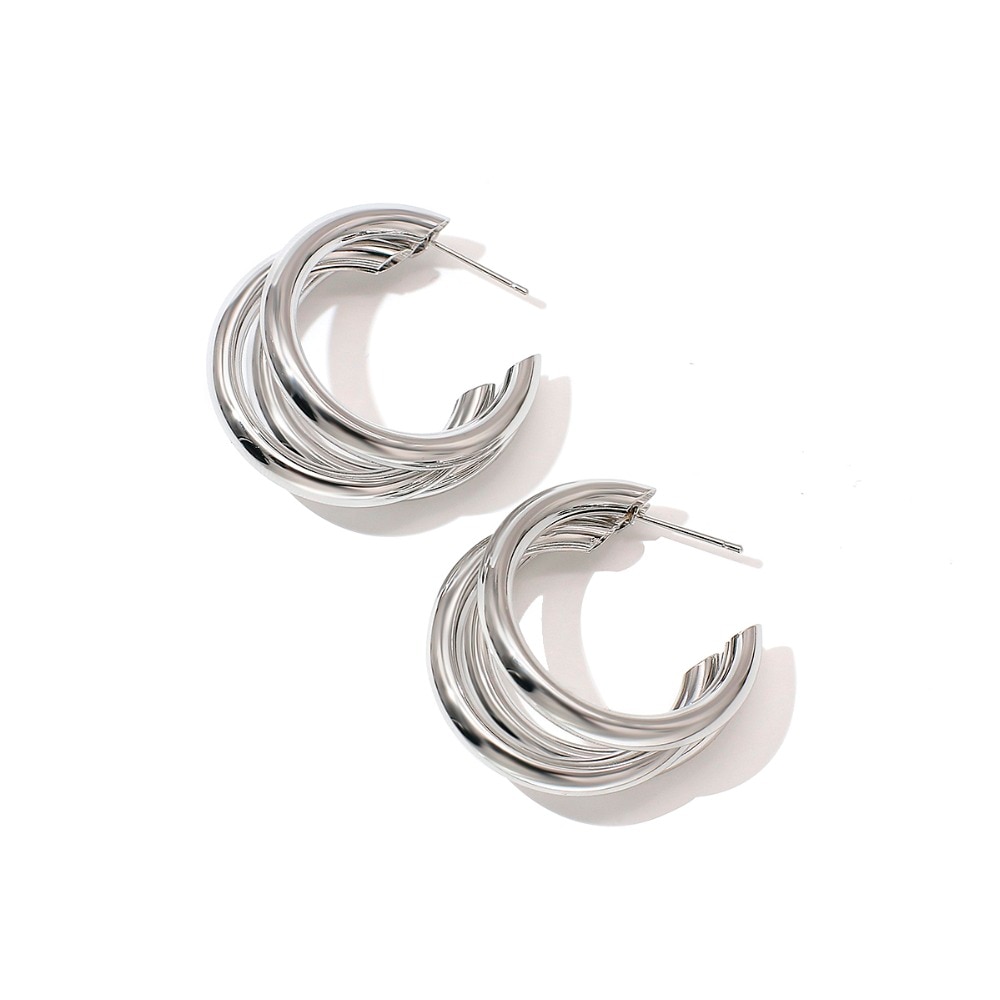 Women's Fashion Round Hoop Earrings Women's Fashion Round Hoop Earrings