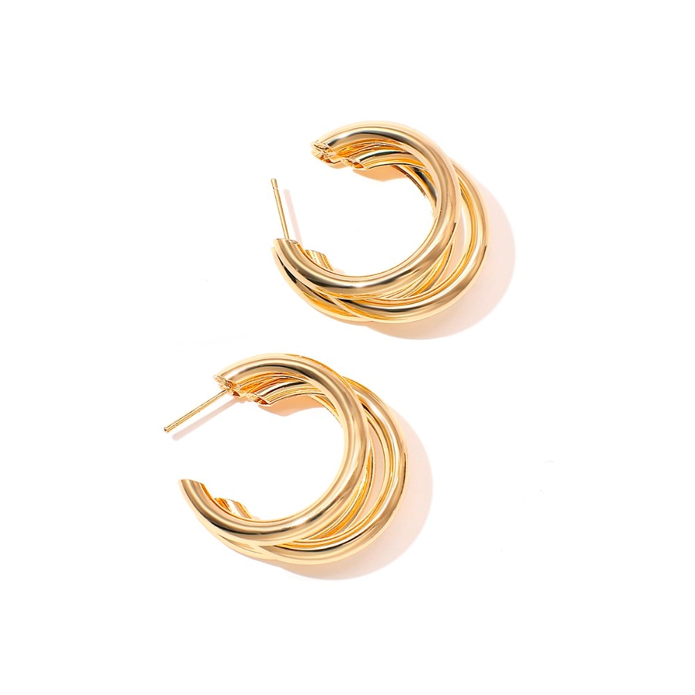 Women's Fashion Round Hoop Earrings Women's Fashion Round Hoop Earrings