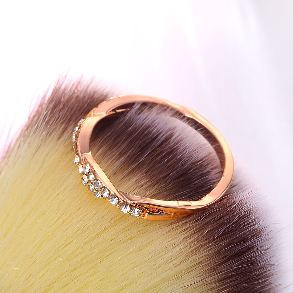Women's Crystal Braid Ring Women's Crystal Braid Ring
