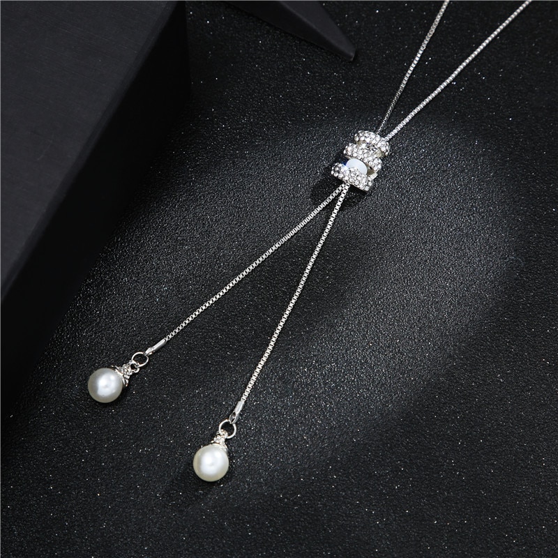 Women's Long Tassel Chain Necklace Women's Long Tassel Chain Necklace