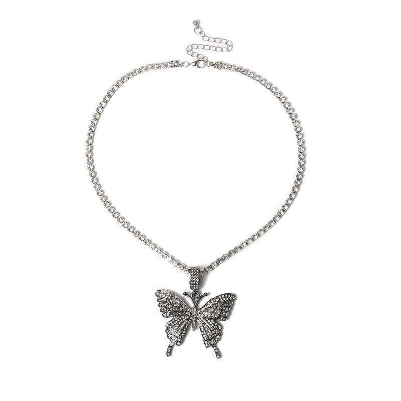 Butterfly Pendant Necklace for Women
